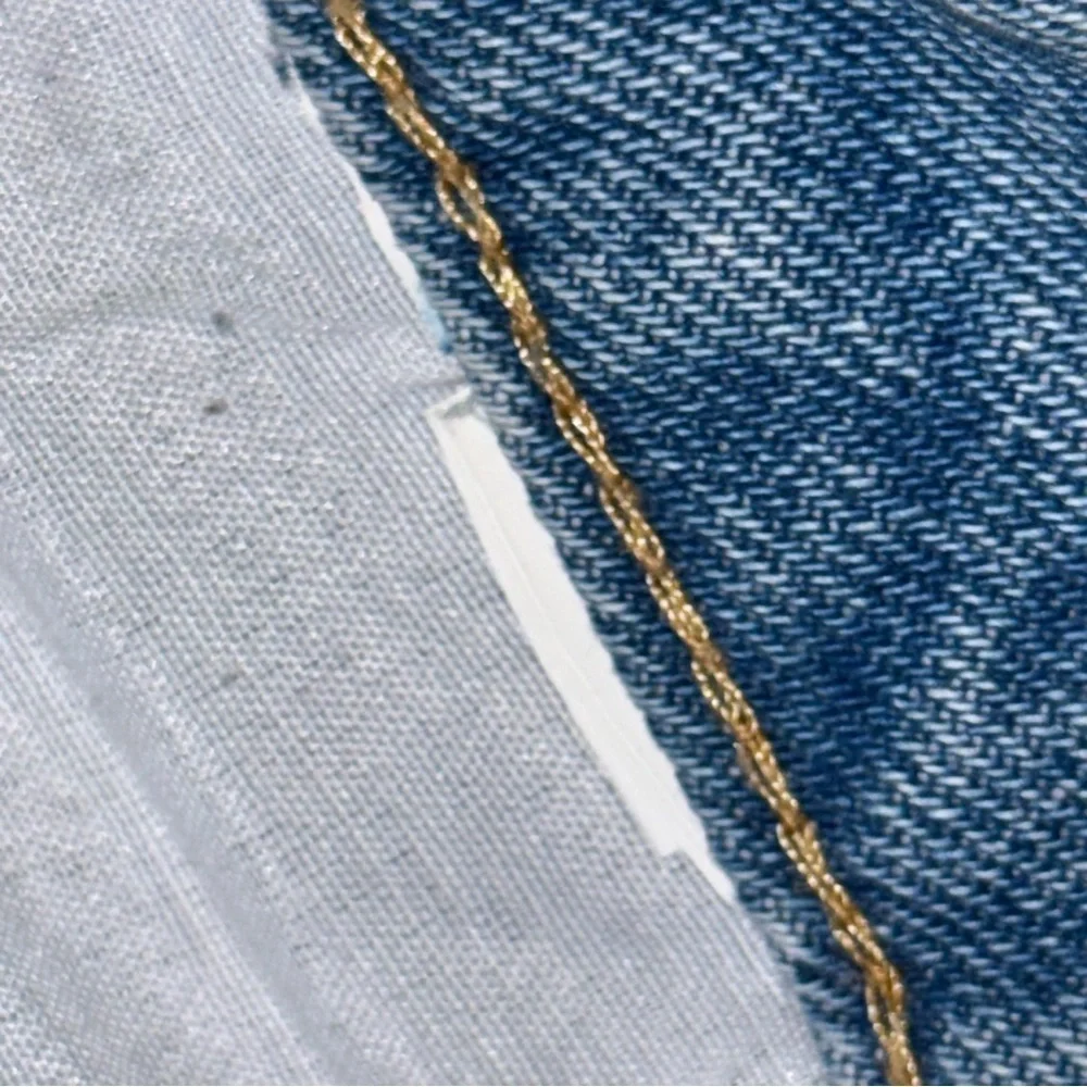 Zara Cropped Wide Leg Jeans high rise blue - Picture 8 of 12